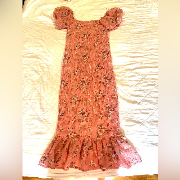 Hello Molly Dresses Hello Molly Midi Dress Pink Floral Poshmark